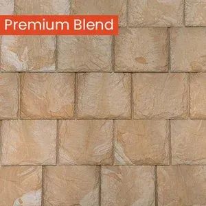 Brava Synthetic Slate Composite Shingles in Sandstone