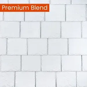 Brava Synthetic Slate Composite Shingles in White