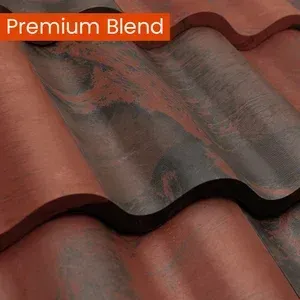 Brava Spanish Barrel Tile Composite Shingles in Mediterranean