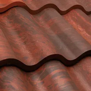 Brava Spanish Barrel Tile Composite Shingles in Aged Mission