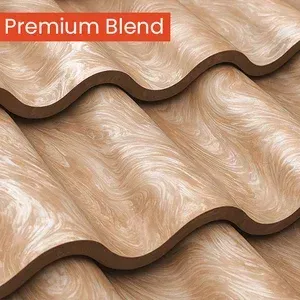 Brava Spanish Barrel Tile Composite Shingles in Sandstone