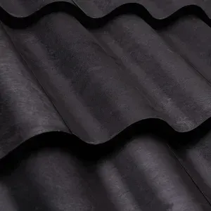 Brava Spanish Barrel Tile Composite Shingles in Onyx
