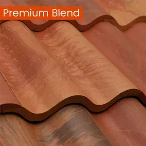 Brava Spanish Barrel Tile Composite Shingles in Autumn