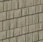 Royal Hand Split Shake Shingle Siding in Clay