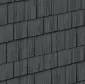 Royal Hand Split Shake Shingle Siding in Slate