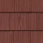 Royal Cedar Shake Shingle Siding in Lighthouse Red