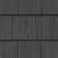 Royal Cedar Shake Shingle Siding in Almost Midnight