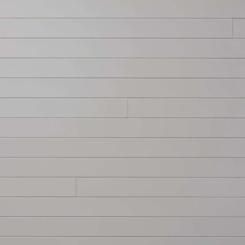 Quality Edge Vesta Steel Siding in Silver Lining