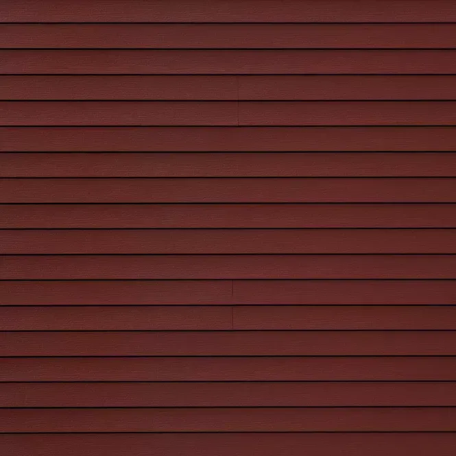 Quality Edge Trucedar steel Siding in Cottage Red