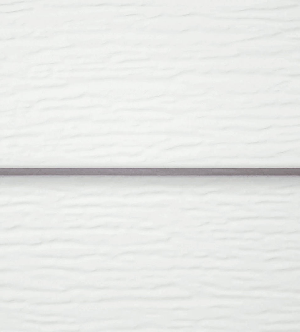 Quality Edge Trucedar steel Siding in White