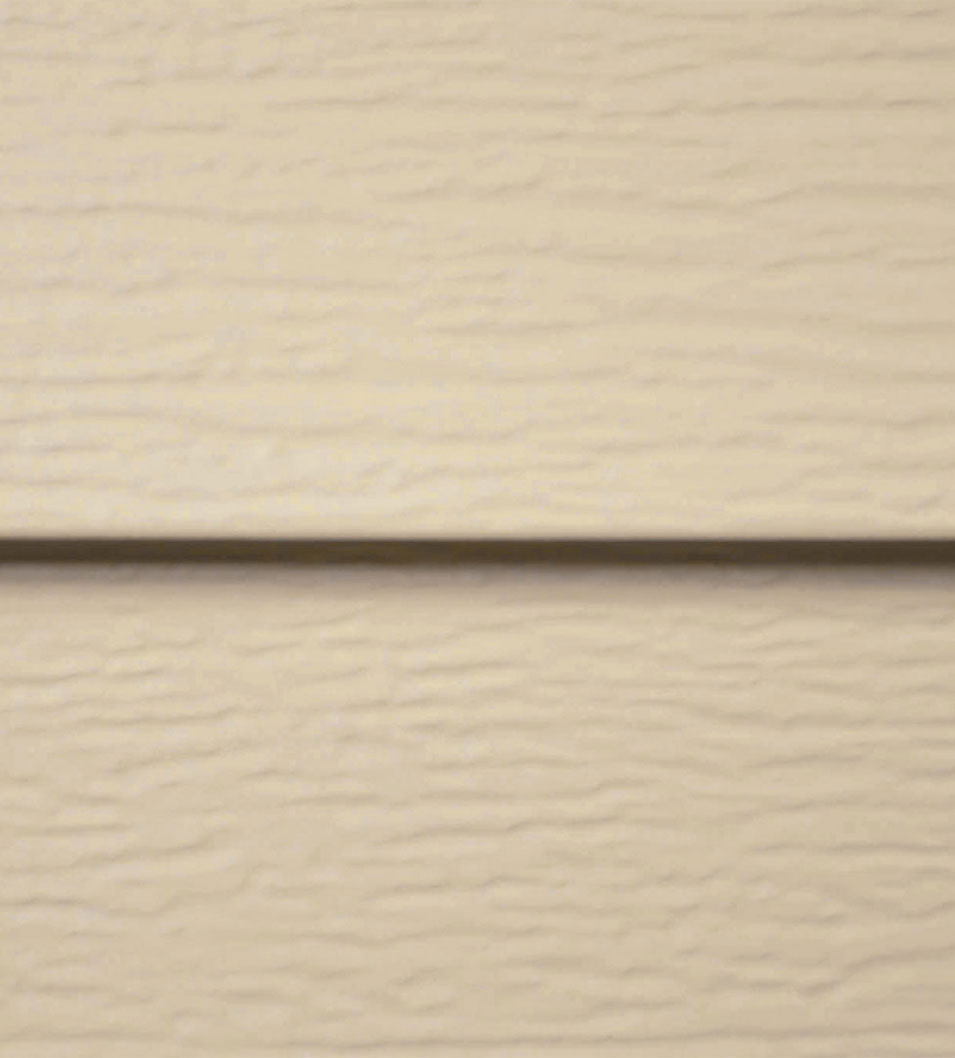 Quality Edge Trucedar steel Siding in Bennington beige