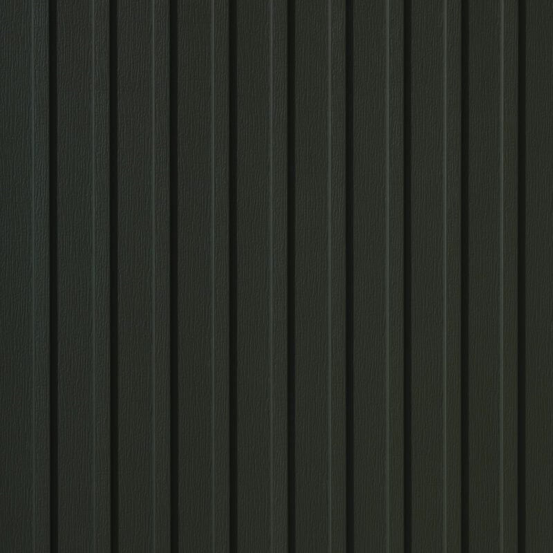 Quality Edge Trucedar steel Board & Batten Siding in Ripe Olive