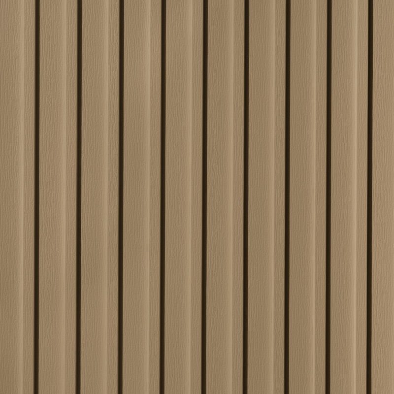 Quality Edge Trucedar steel Board & Batten Siding in Fawn
