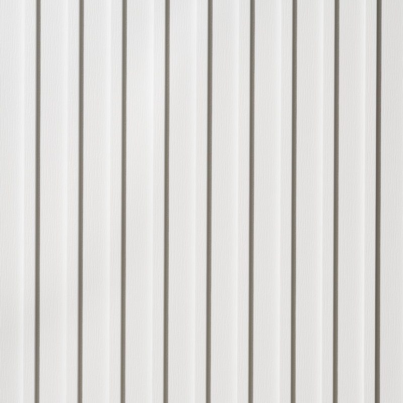 Quality Edge Trucedar steel Board & Batten Siding in White