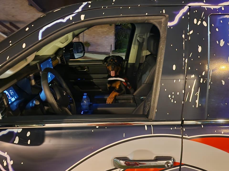 Twin Bridge Roofing & Construction truck on site serving Quad Cities homeowners