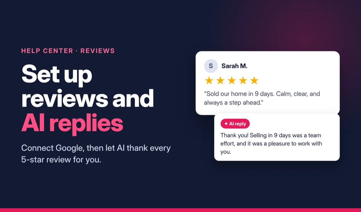 How to Set Up Reviews