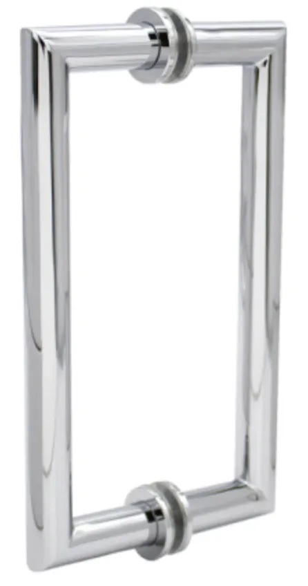 8X8 D Pull Handle - Satin Brass