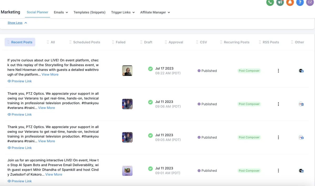 ImageSocial Media Scheduler and Calendar