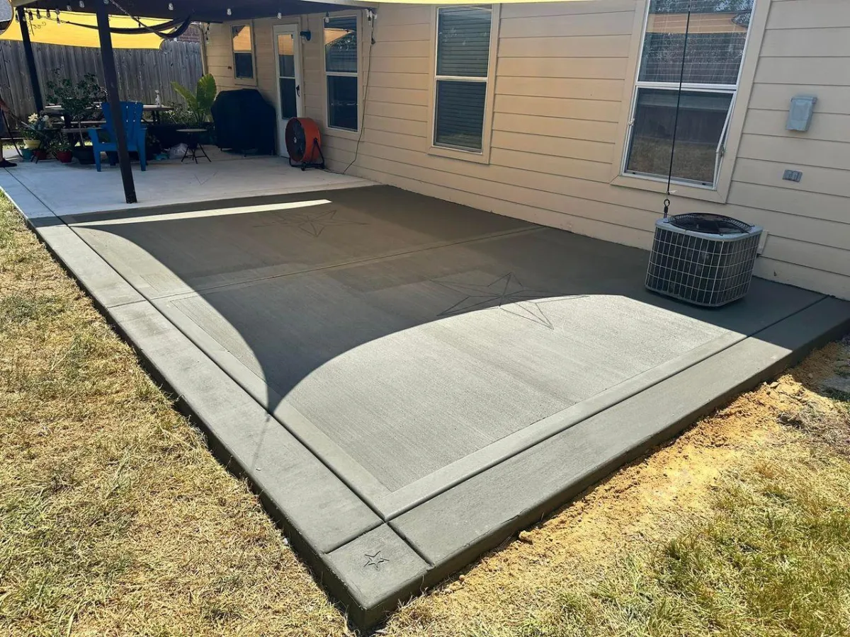 Akron Concrete builds and installs Patio