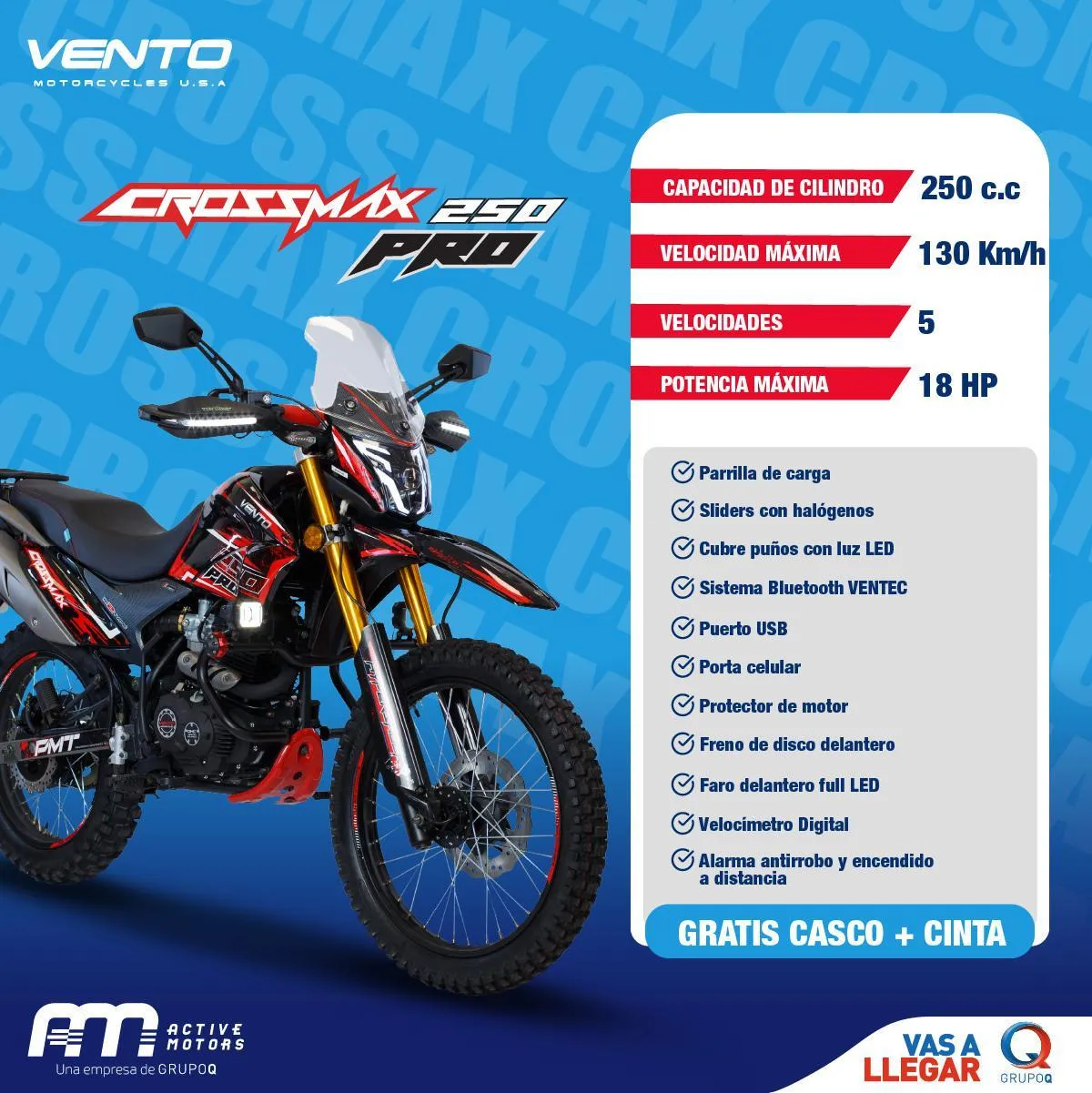 TVS Touring 350 with luggage mounts, windscreen, and visible instrument panel.