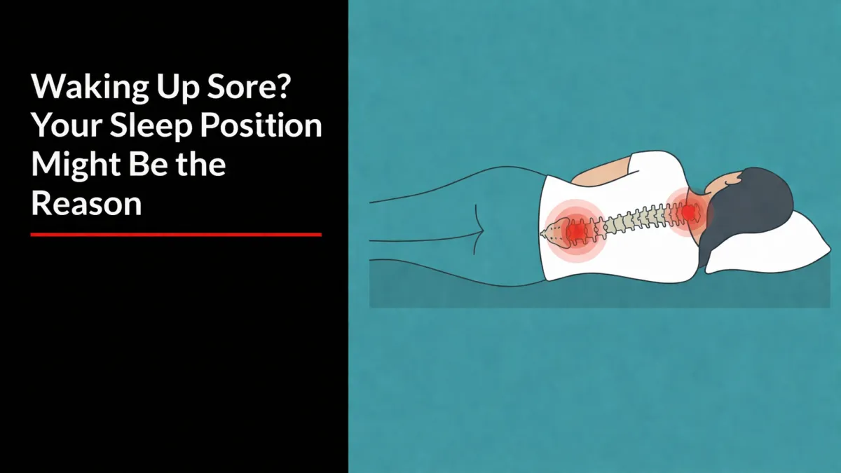 Waking Up Sore? Your Sleep Position Might Be the Reason