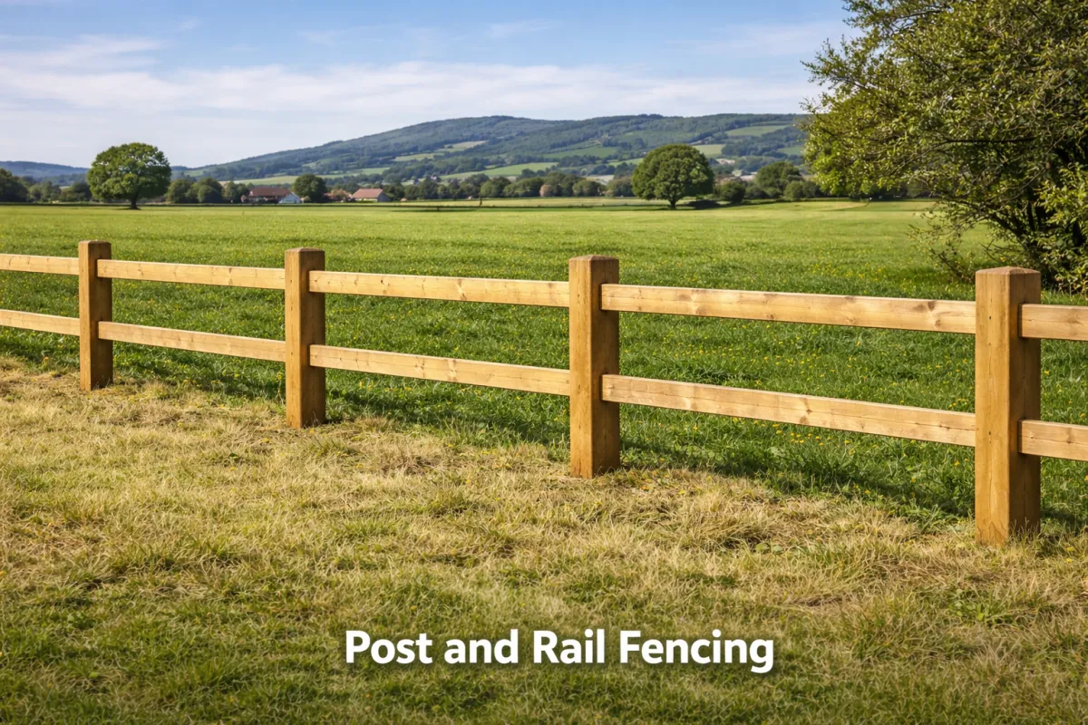 Post and Rail Fencing in Glasgow