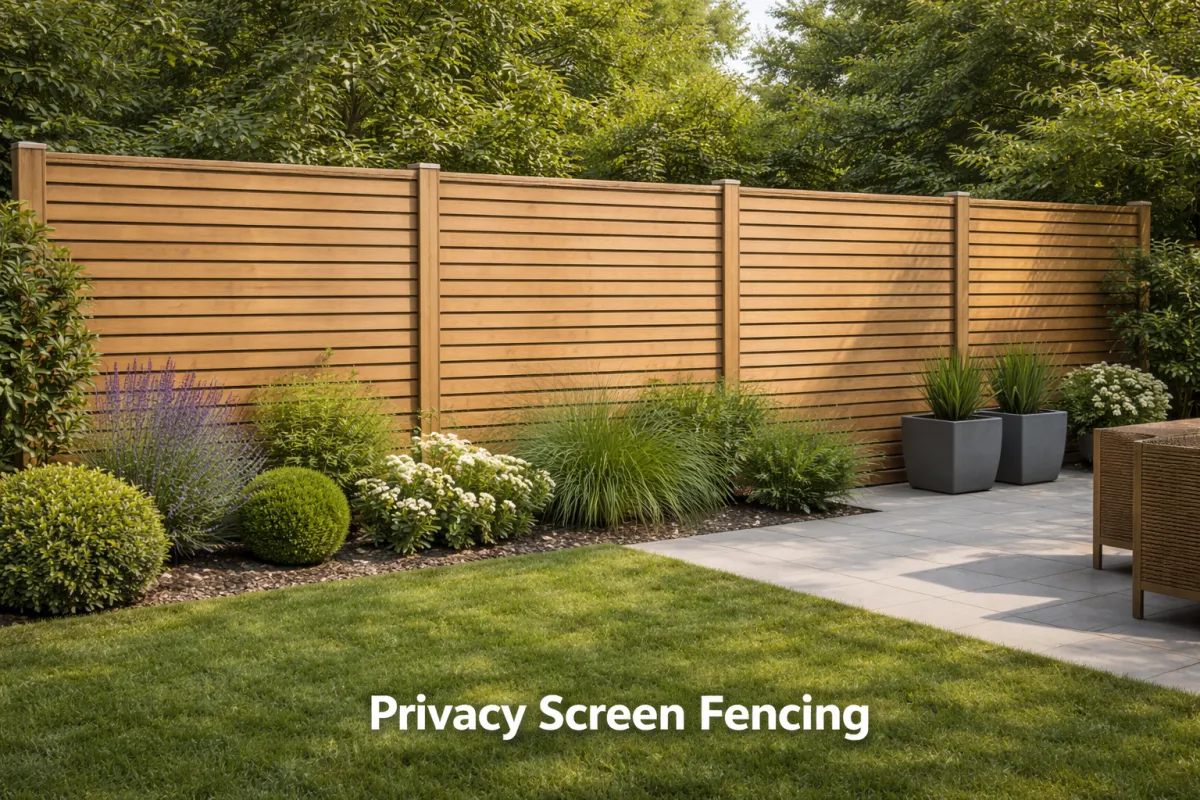 Privacy Screen Fencing in Glasgow