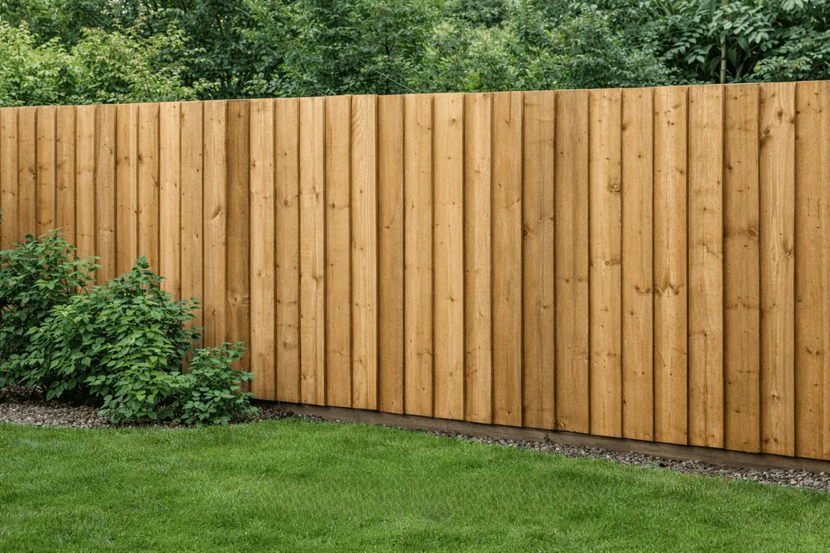 Feather Edge Fencing in Glasgow