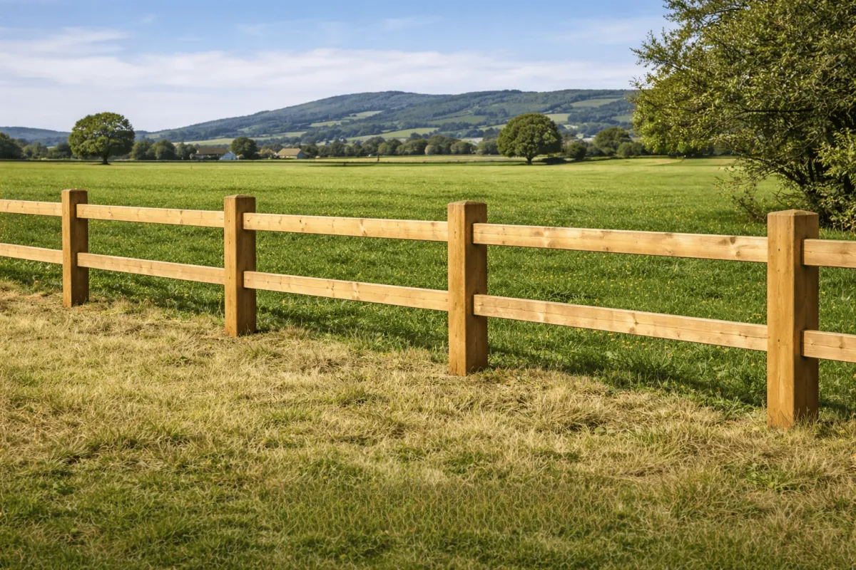 Post and Rail Fencing in Glasgow