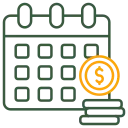 Calendar scheduling graphic