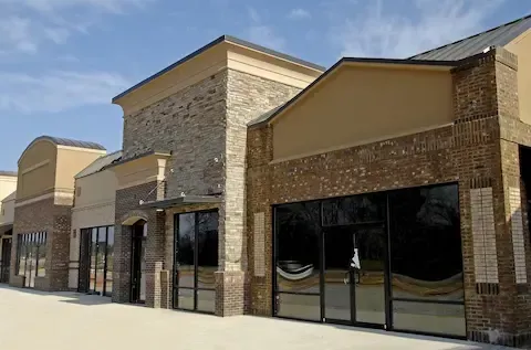 Updated commercial building façade – Minneapolis Commercial Interiors.