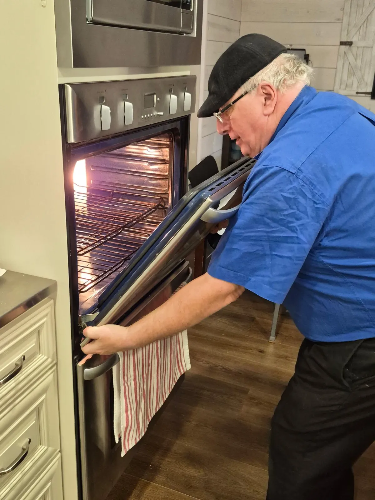 Washer repair before and after