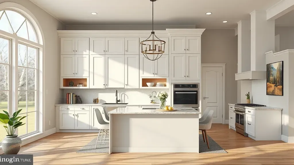 Home Remodeling in Darnestown, MD showcasing a beautifully renovated kitchen and living space.