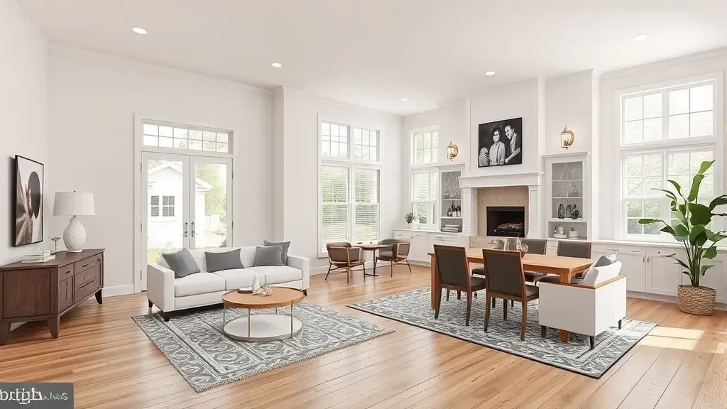 Home Remodeling in Wheaton, MD showcasing modern kitchen and living space design ideas.