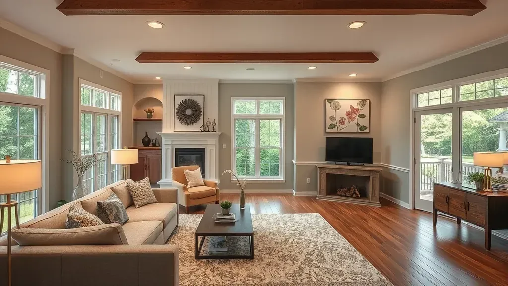 Home Remodeling in Derwood, MD showcasing modern kitchen and living space transformations.