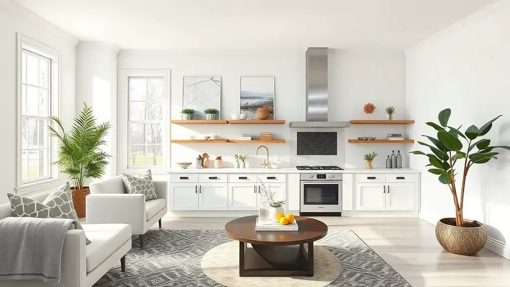 Home Remodeling in Silver Spring, MD with modern kitchen and stylish living space upgrades.