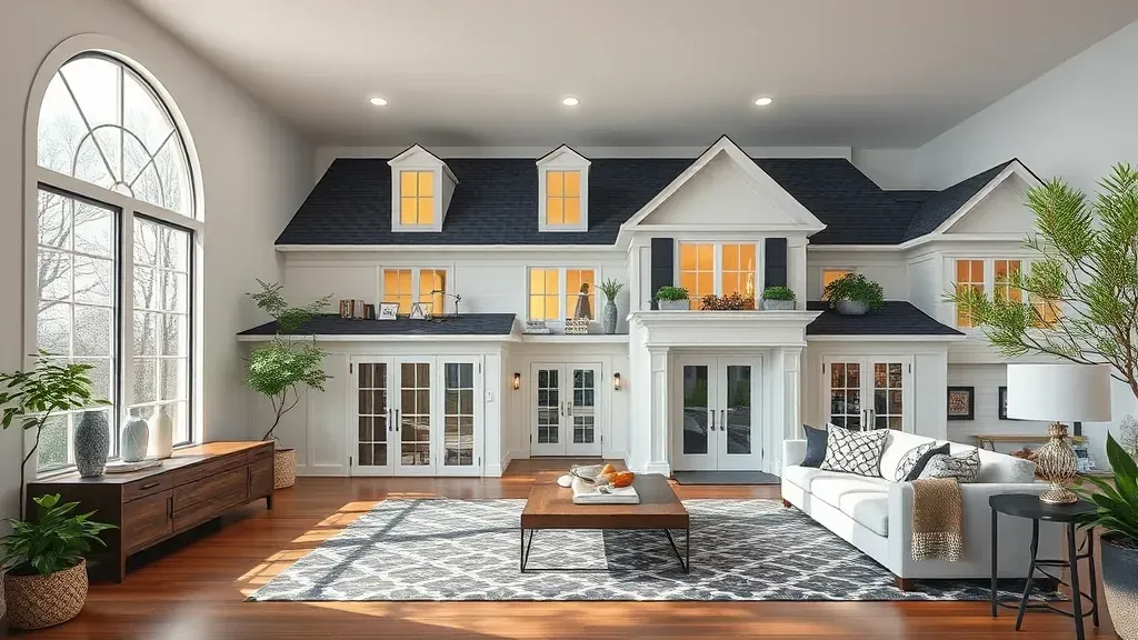 Home Remodeling in Alexandria, VA showcasing modern design and spacious rooms.