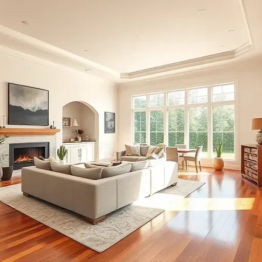 Home remodeling project in Rockville MD showcasing a stylish modern interior and beautifully designed living space.