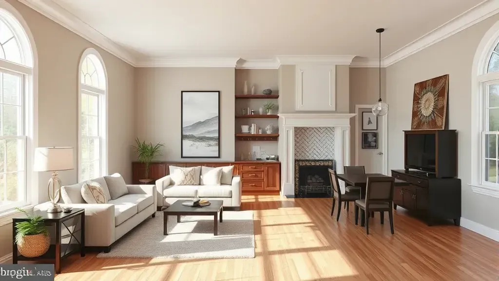 Home Remodeling in Clarksburg, MD showcasing before and after transformation of a kitchen.