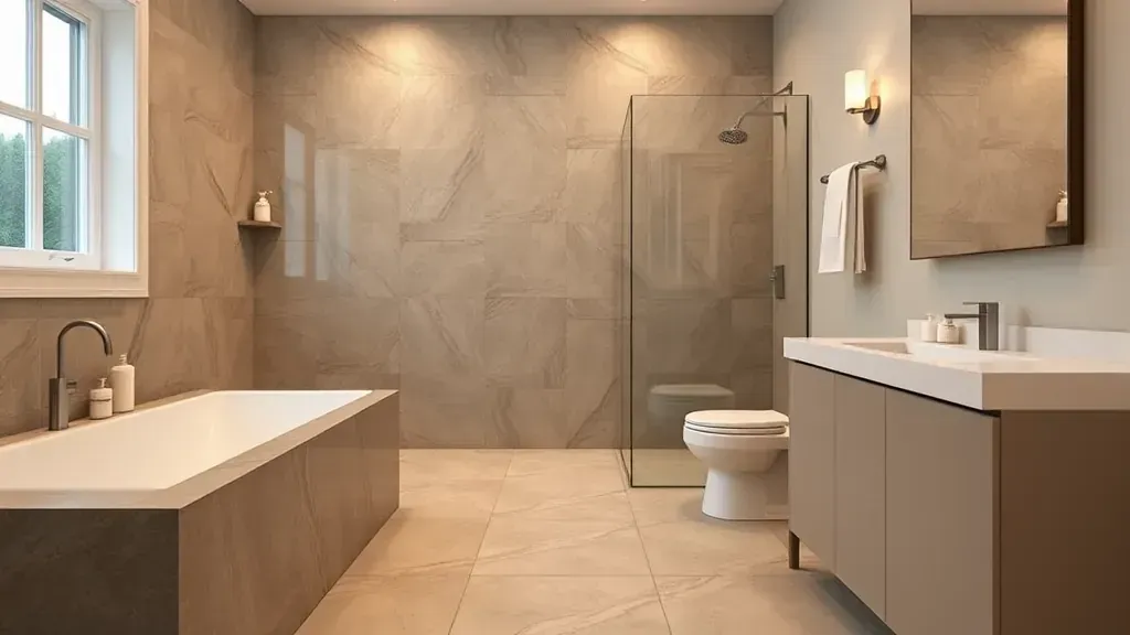 Bathroom Flooring Installation projects in Rockville MD showcasing various styles and materials.