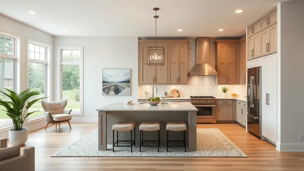 Home Remodeling in Herndon VA with a modern kitchen and updated living space.