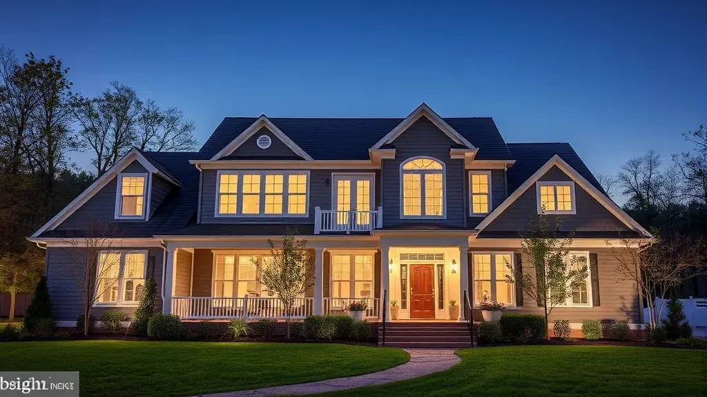 Home Remodeling in Gaithersburg, MD showcasing modern kitchen and living room design.