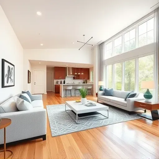 Home remodeling project in Rockville, MD showcasing modern design and elegant finishes without people present.