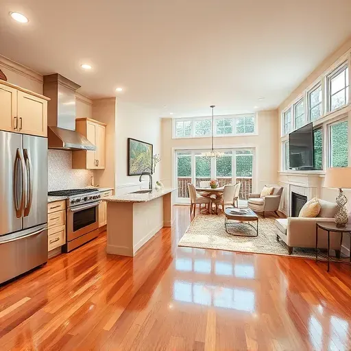 Completed home remodeling in Rockville MD showcasing modern design elements and stylish interiors.