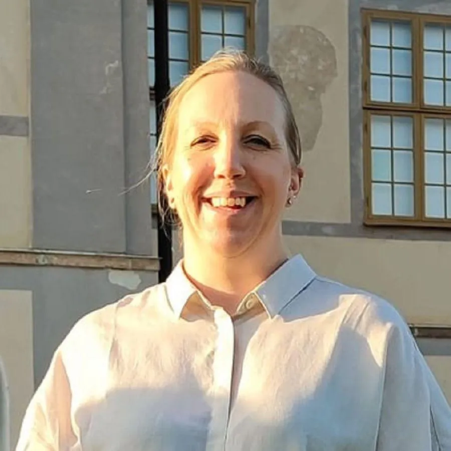 Närbild på företagaren Maria Kullsand som är medlem i Företagarklubben.