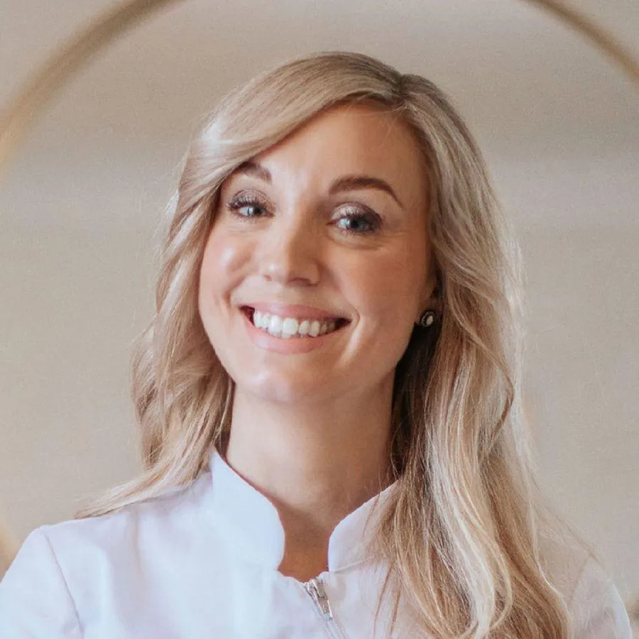 Närbild på vår medlem Veronica Lindberg som är medlem i Företagarklubben.