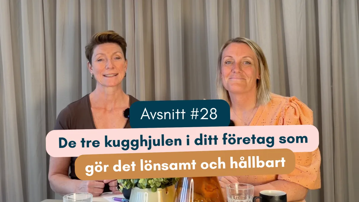 #28 De tre kugghjulen i ditt företag som gör det lönsamt och hållbart