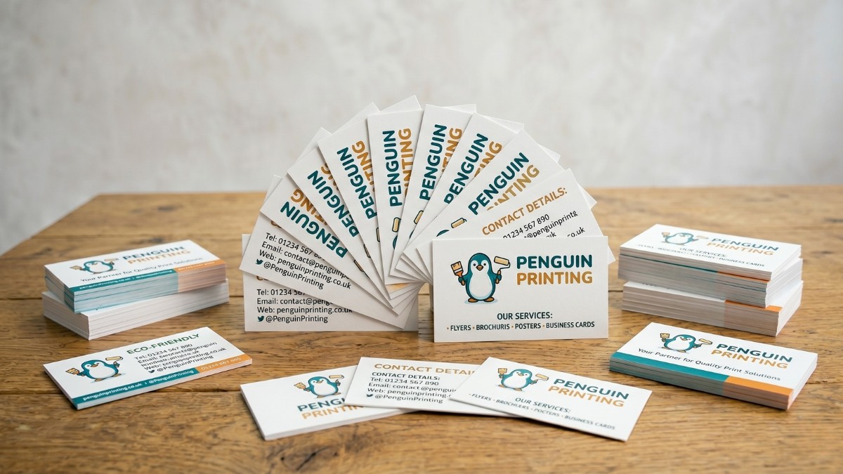 名片 咭片 企鵝印刷 Penguin Printing 24小時印刷 新蒲崗