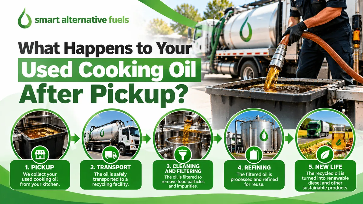 What Happens to Your Used Cooking Oil After Pickup?