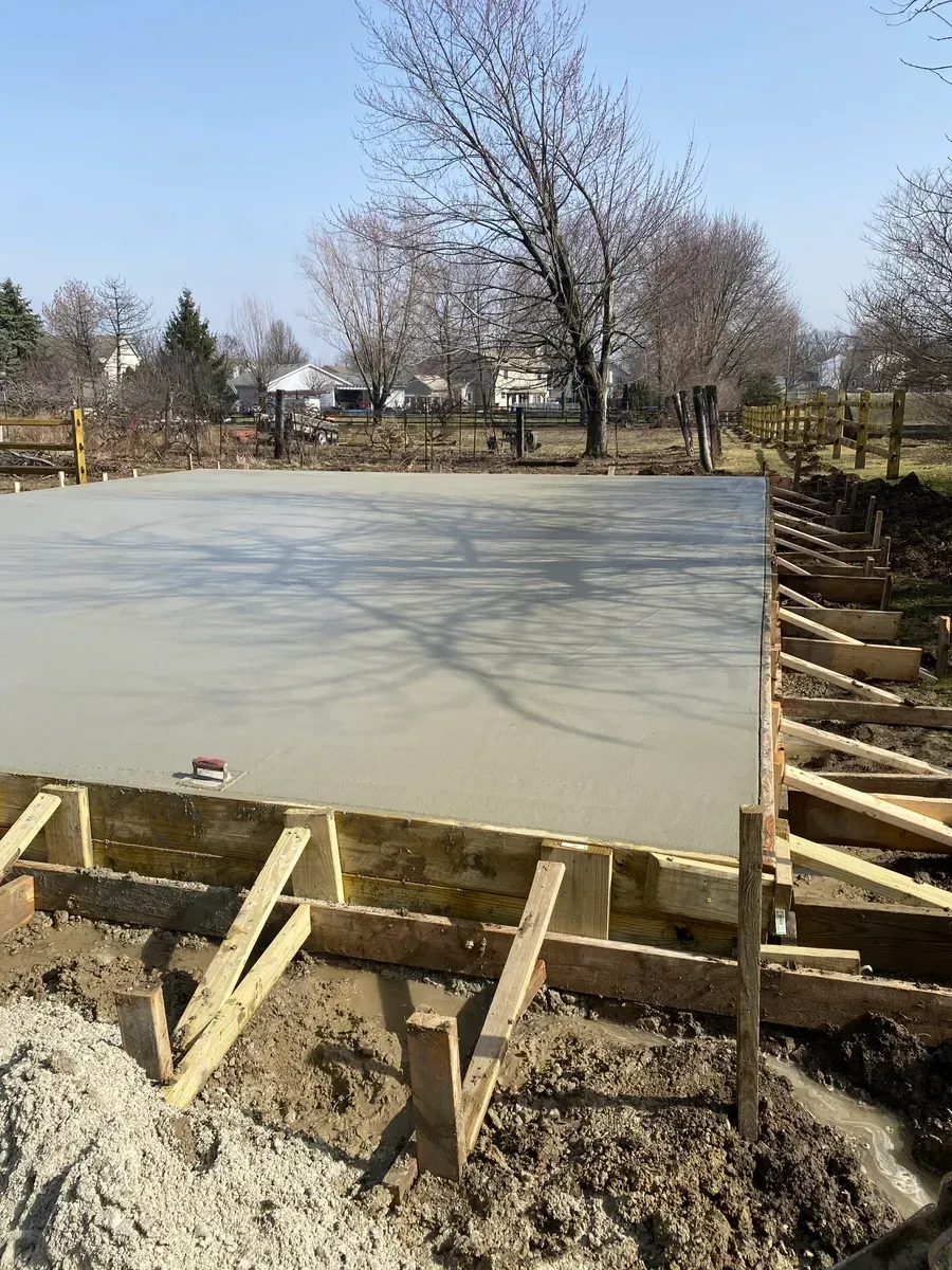 Concrete foundation